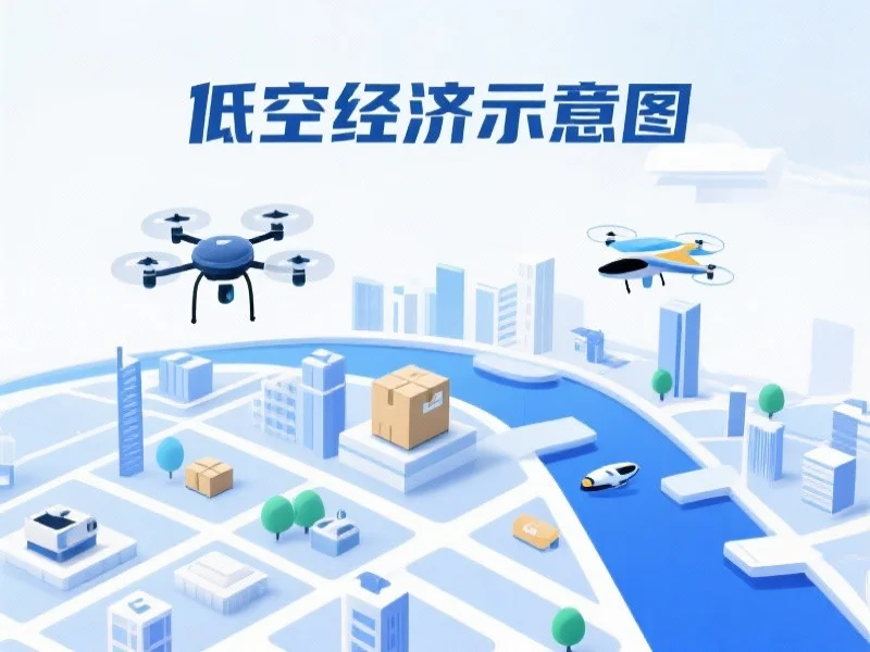 低空经济示意图