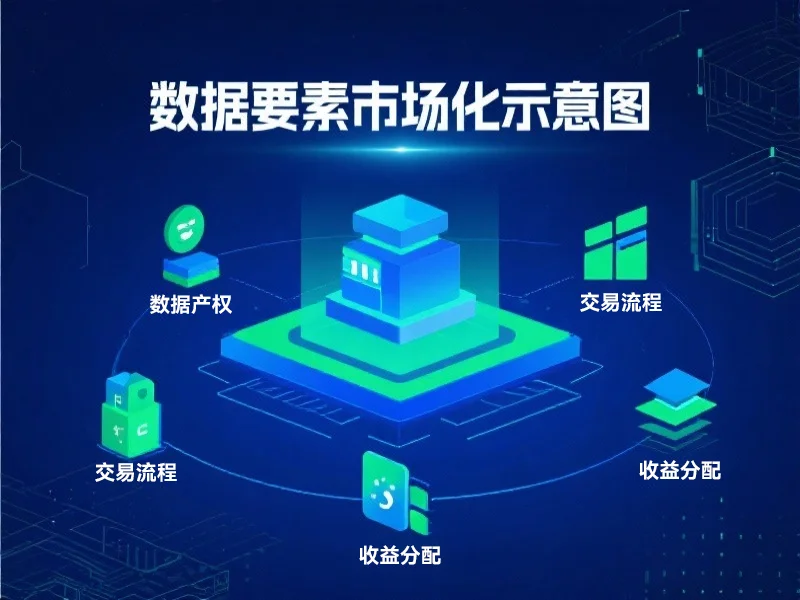 数据要素市场化示意图