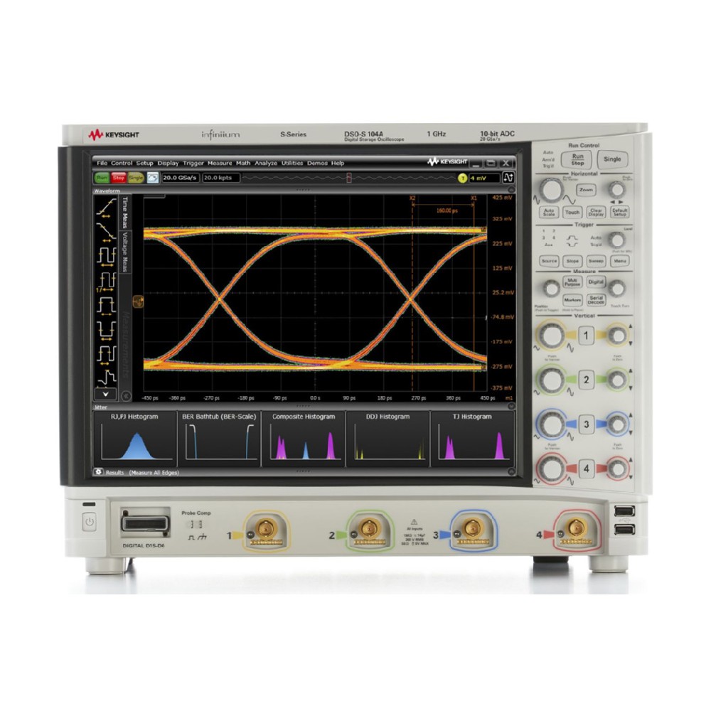 DSOS104A 高清晰度示波器：1 GHz，4 个模拟通道