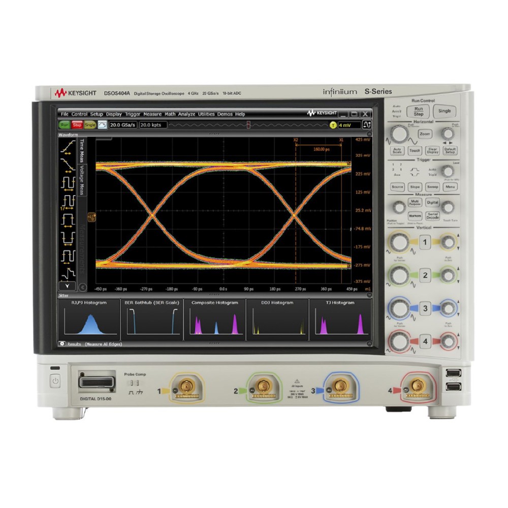 DSOS404A 高清晰度示波器：4 GHz，4 个模拟通道