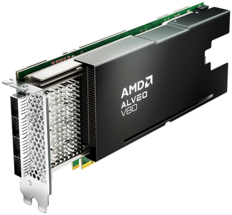 借助全新 AMD Alveo V80 计算加速卡释放计算能力