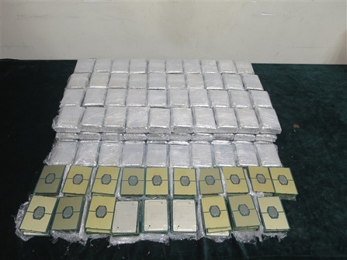 中国香港海关查获596颗高端CPU走私 价值达1120万元