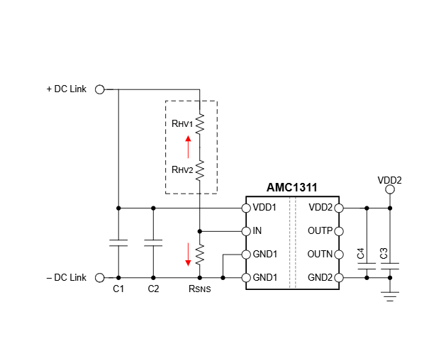 通过高压电阻隔离式放大器和调制器精度和性能