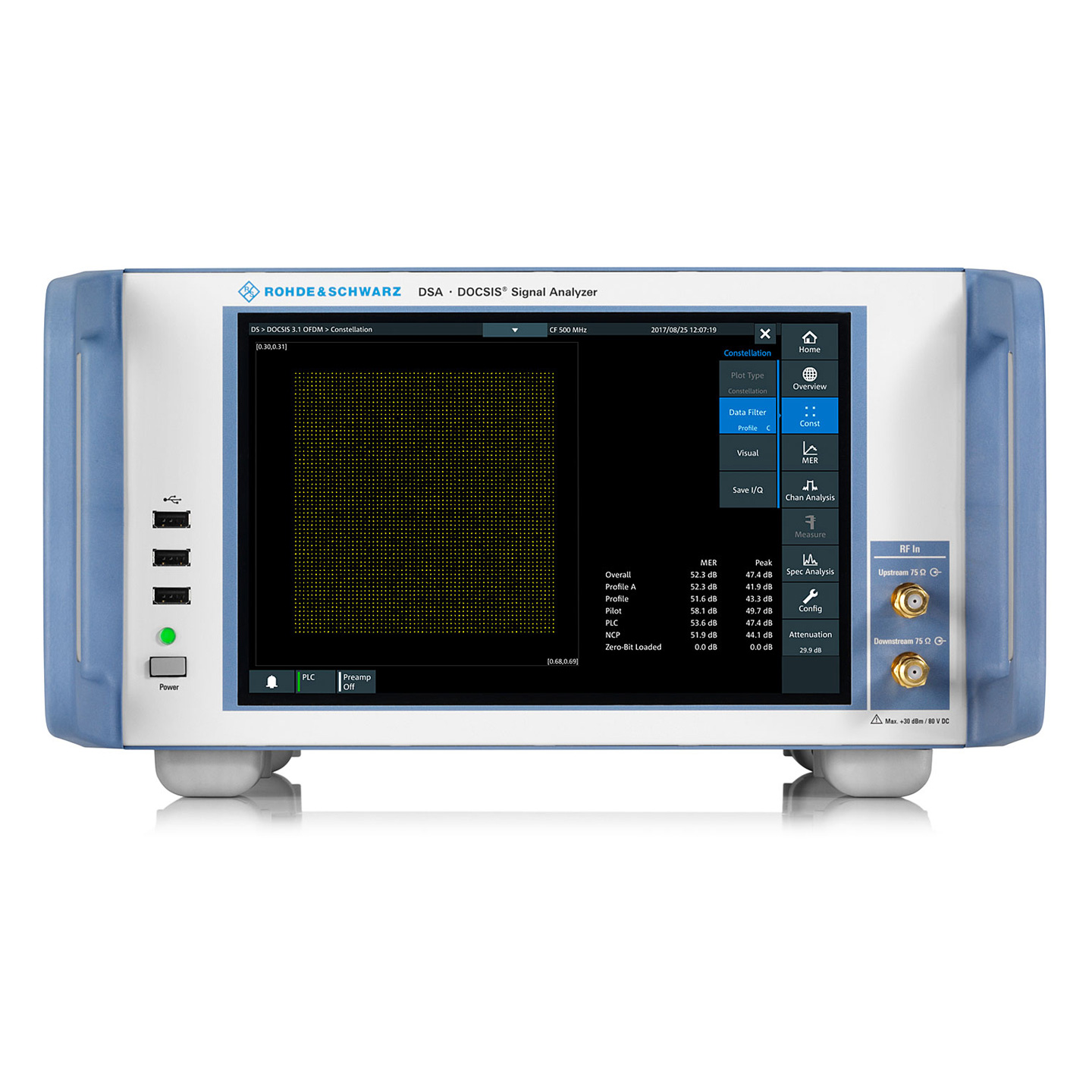 R&S®DSA DOCSIS 信号分析仪