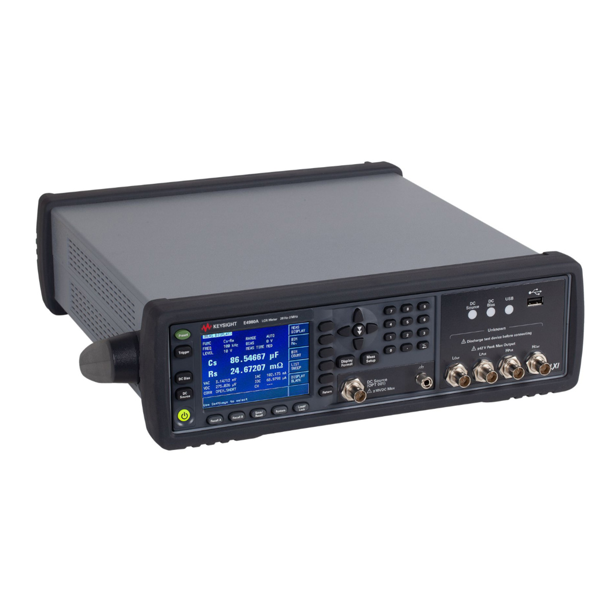 E4980A 精密LCR表，20 Hz至2 MHz